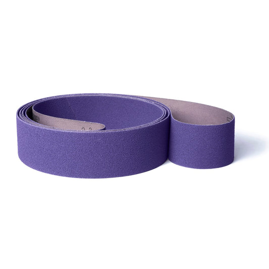 STARCKE Schleifband 071XP Keramik-Schleifband violett aufgerollt, Hochleistungs-Schleifmittel für Edelstahl und Stahl