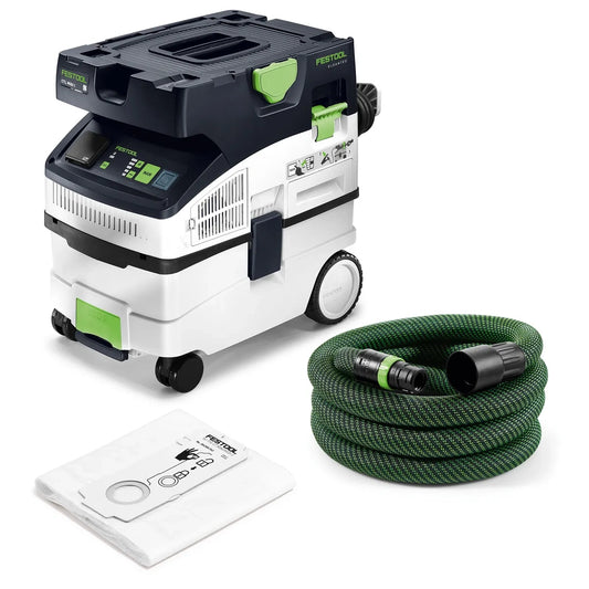 Festool Absaugmobil CLEANTEC CTL MIDI I Kompaktsauger mit Filter und Schlauch