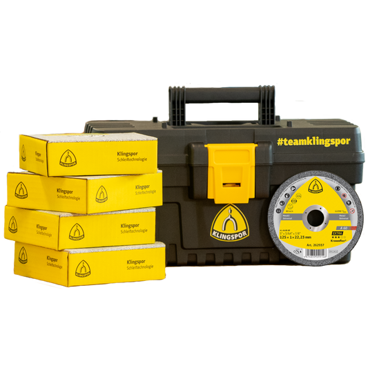 Klingspor Aktion - Werkzeugbox und A 60 Extra