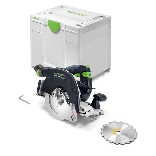 Festool HKC 55 KEB Handkreissäge mit Sägeblatt und Systainer Aufbewahrungsbox im Lieferumfang