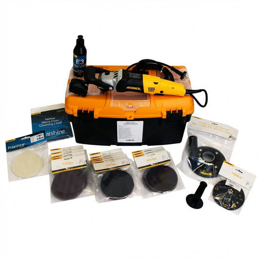 Mirka Glasschliff-Kit 125mm mit Poliermaschine