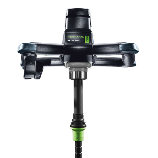 Festool MX 1200 RE EF Rührwerk mit ErgoFix-Höhenverstellung und Rührkorb, Frontalansicht