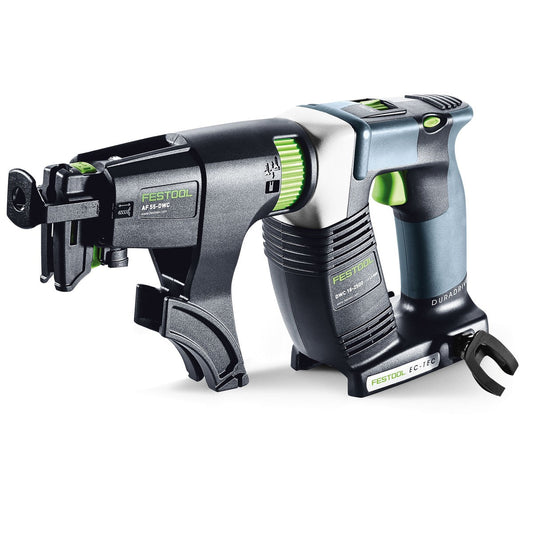 Festool DURADRIVE DWC 18-2500 Akku-Bauschrauber mit Magazinvorsatz und EC-TEC Motor, Frontansicht