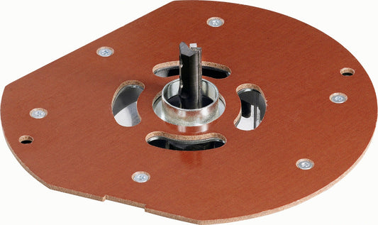 Festool Laufsohle LA-OF 2200 D36 CT mit Kopierringen und Absauglöchern, Draufsicht