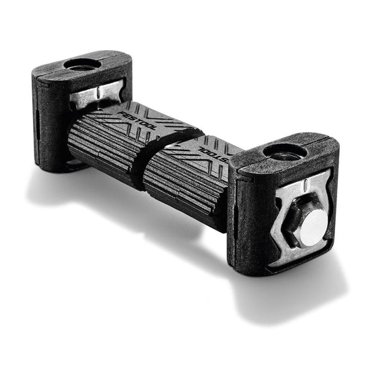 Festool Doppelbolzen SV-DB D14/16 mit Querankern für DOMINO XL Flächenverbindungen, Frontansicht.
