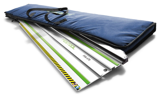 Festool FSK 250 Kappschiene mit Tasche, Stahlprofile und Zubehör für Kappschnitte