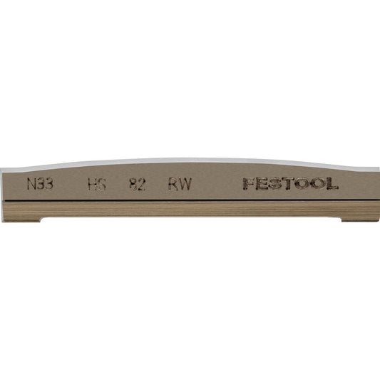 Festool Spiralmesser HS 82 RW mit Kennzeichnung N33 HS 82 RW, Ersatzhobelmesser Seitenansicht