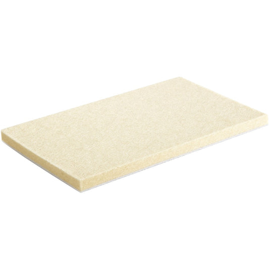 Festool Polierfilz PF-STF 80x133 in Creme, Wollfilz hart für Kantenradien, 80 x 133 mm