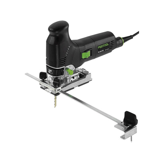 Festool Kreisschneider KS-PS/PSB 300 mit Stichsäge und Führungsschiene für präzise Kreisausschnitte