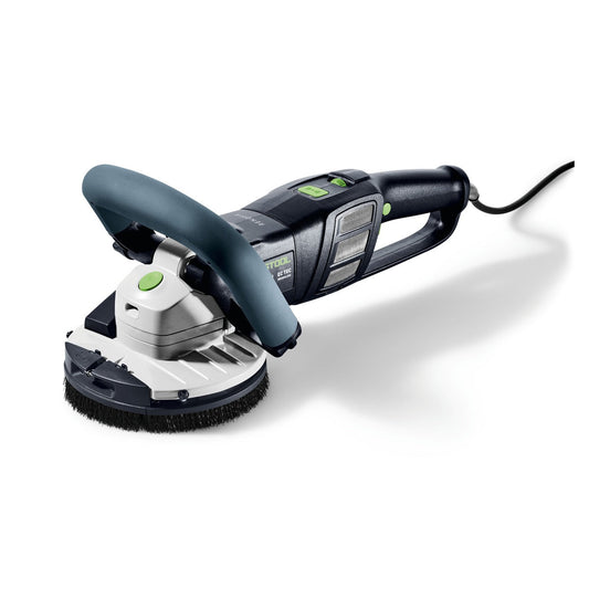 Festool RENOFIX RG 130 Sanierungsschleifer mit Diamantwerkzeug und Bürstensegment zur Altbeschichtungsentfernung