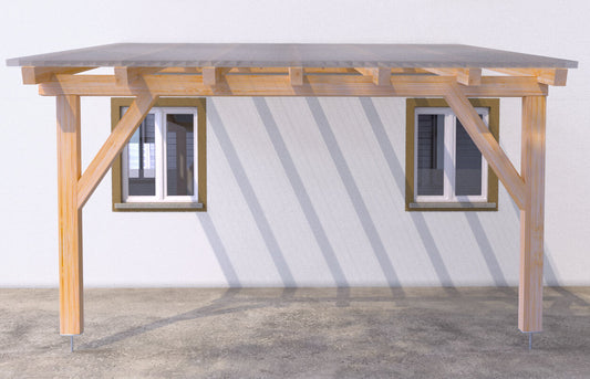 fischer Duoxpand Montagebeispiel Carport
