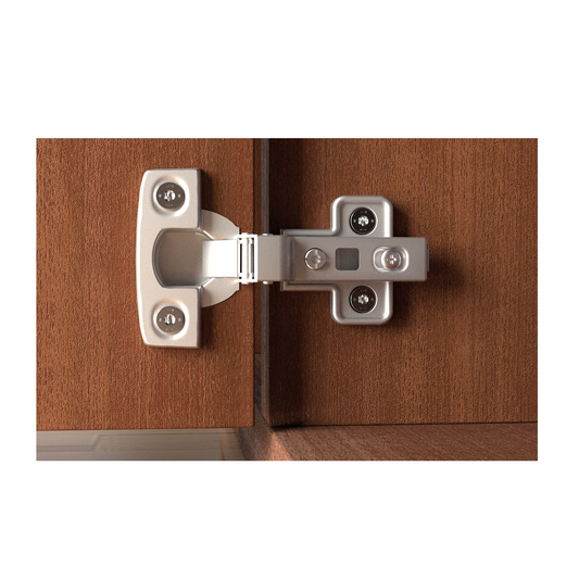 fischer PowerFast II Schrauben in der Anwendung – Befestigung eines Möbelscharniers