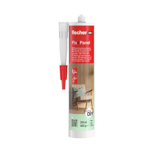 fischer EasyDIY Fix4Panel weiß