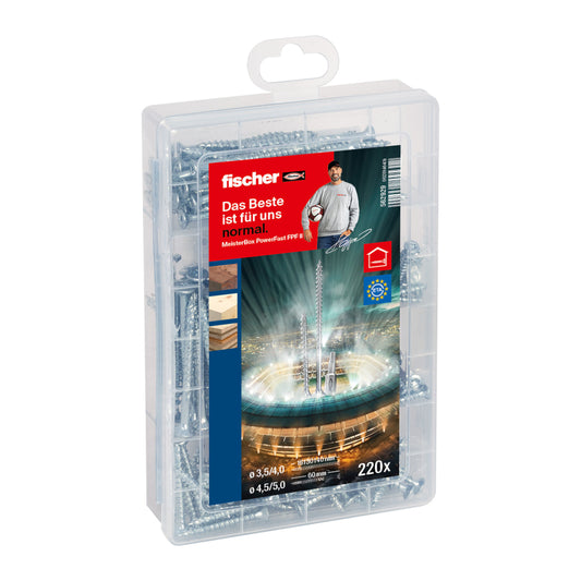 fischer Meister Box PowerFast II SK TG VG TX (222 Teile)