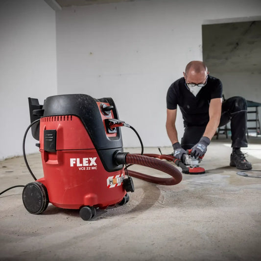 FLEX Sicherheitssauger VCE 22 M MC Anwendung Bodensanierung