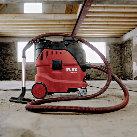 FLEX Sicherheitssauger VCE 44 M AC Anwendung auf Baustelle