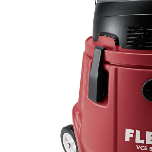 FLEX Nasssauger VCE 50 WET Ansicht Verschluss des Behälters
