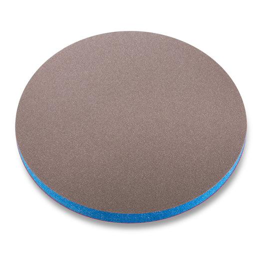 sia 7983 siasponge flex Schleifscheibe ungelocht blau – weiche Schleifscheibe für feines Handschleifen auf Lack, Holz, Kunststoff und Spachteloberflächen.