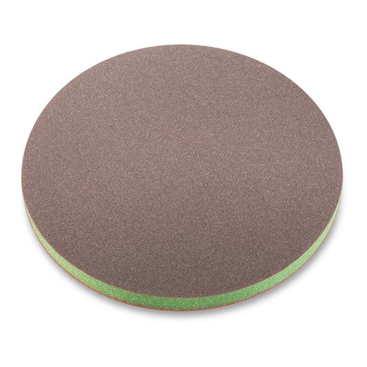 sia 7983 siasponge flex Schleifscheibe ungelocht grün – elastische Schaumstoffscheibe zum feinen Schleifen von Lacken, Holz, Kunststoff und Spachtel.