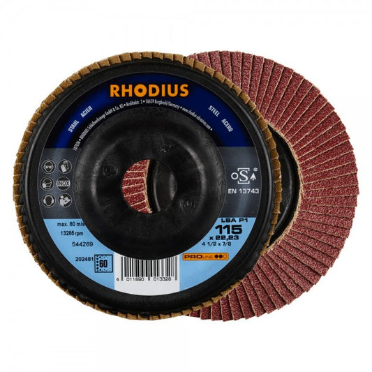 Rhodius Fächerschleifscheibe LSA P1
