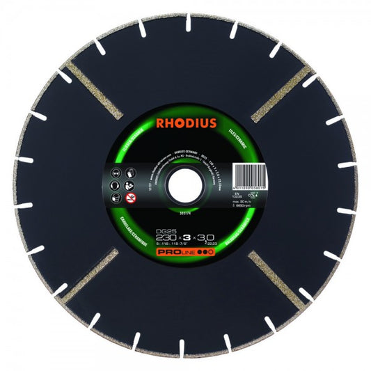Rhodius DG25 Diamanttrennscheibe 230 mm
