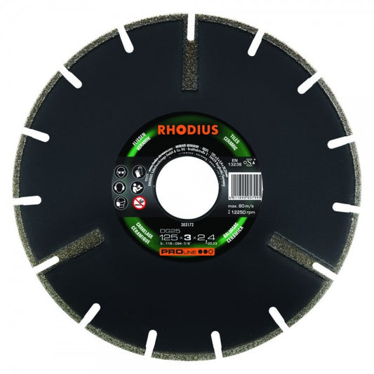 Rhodius DG25 Diamanttrennscheibe 125 mm