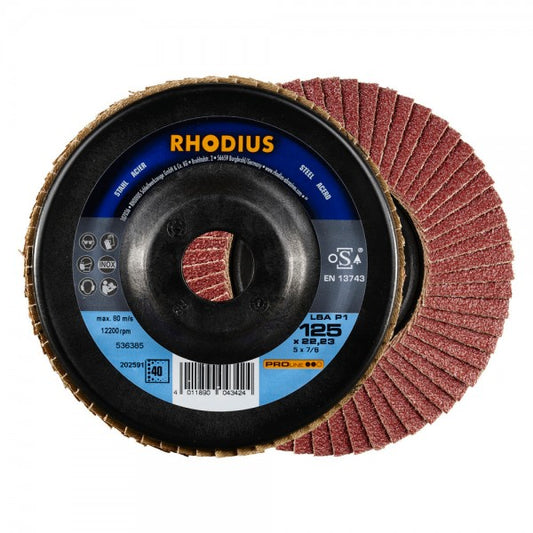 Rhodius Fächerschleifscheibe LSA P1