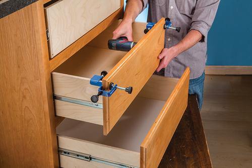 Rockler Montagezwingen für Schubladenfronten, Doppelpckg. - Schleiftitan.de